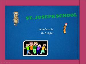 St Joseph School by Julia Cassola